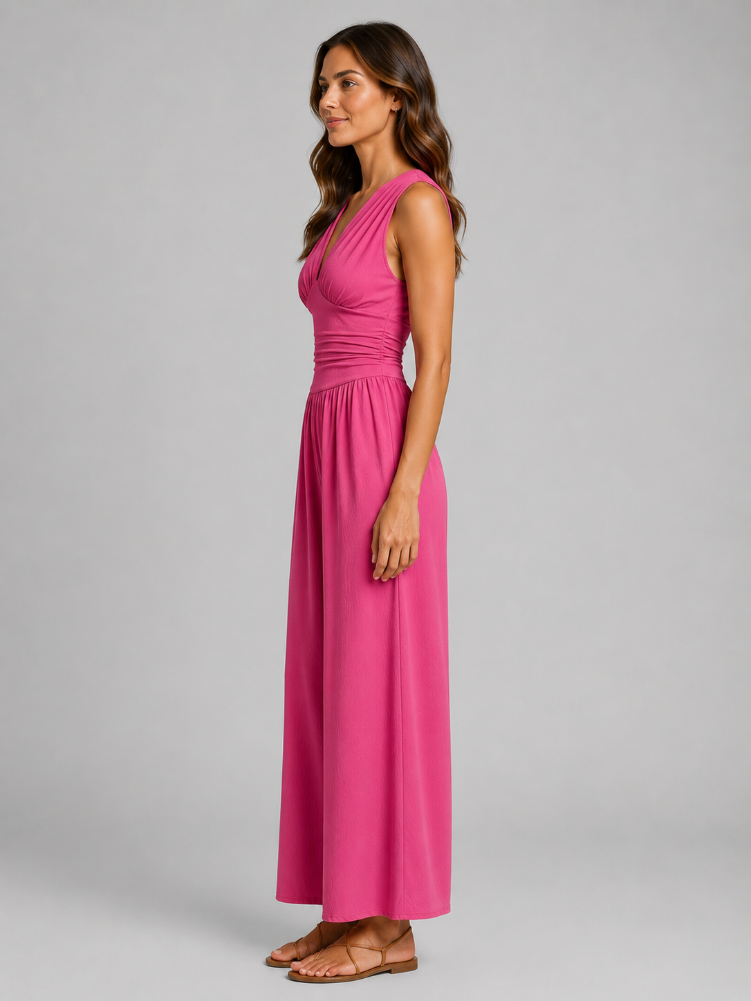 Mia | Sleeveless Wide-Leg Jumpsuit