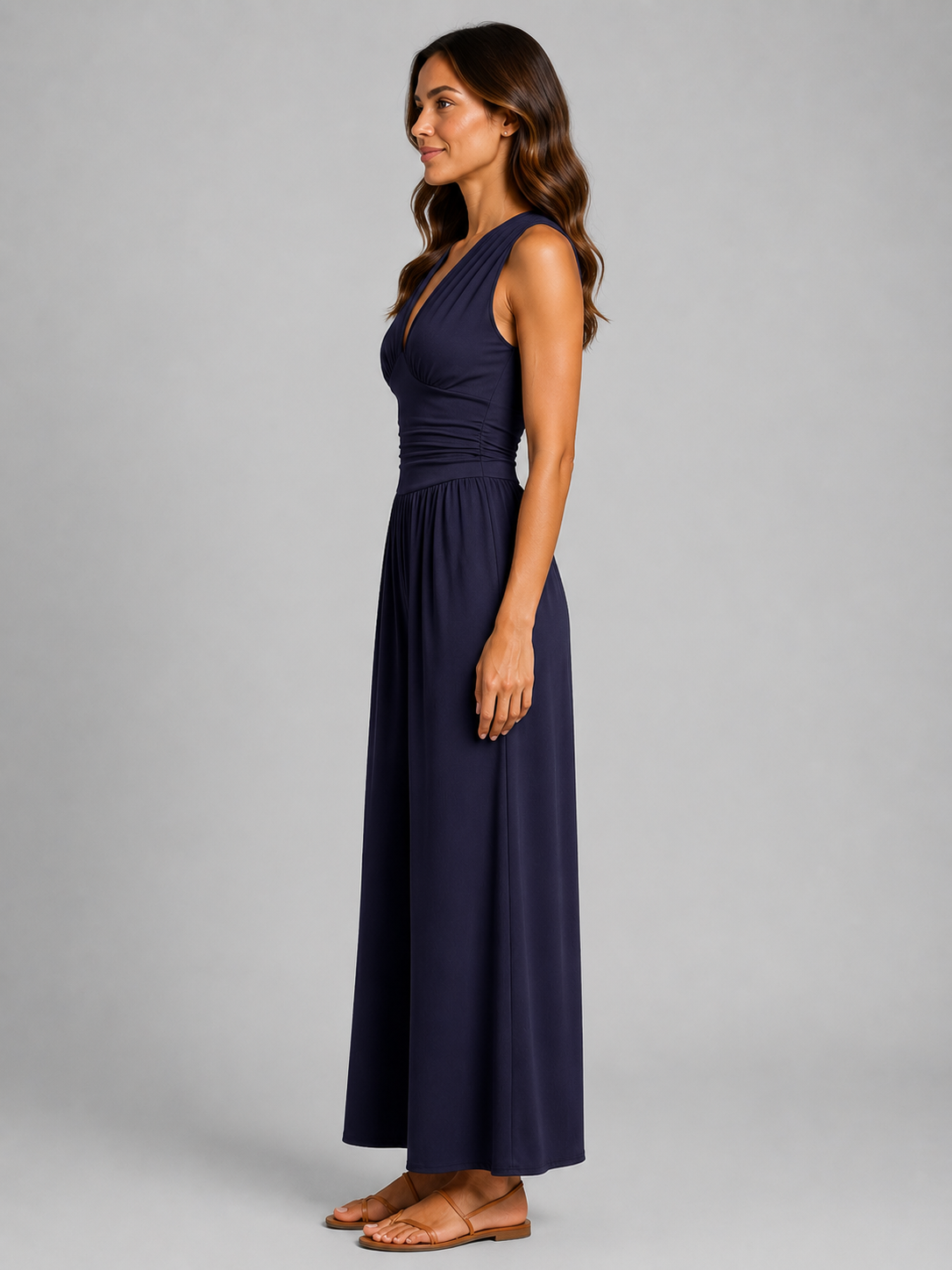 Mia | Sleeveless Wide-Leg Jumpsuit