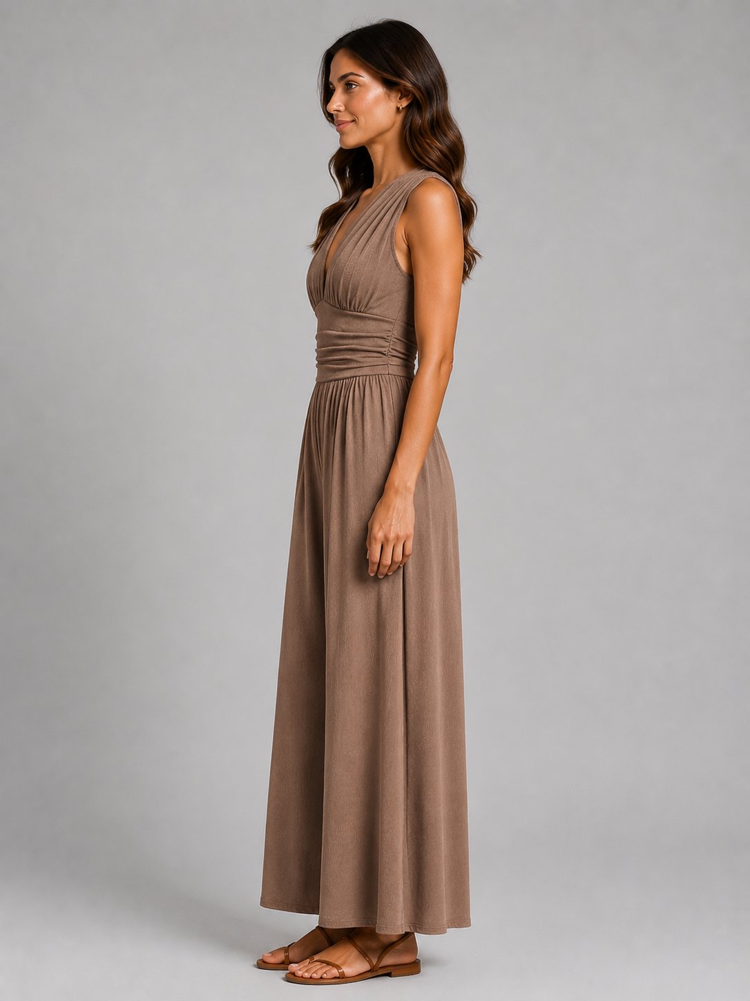 Mia | Sleeveless Wide-Leg Jumpsuit