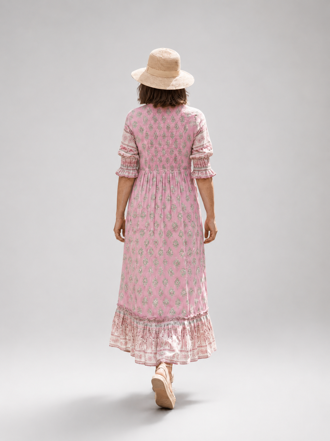 Maren | Garten-Midikleid
