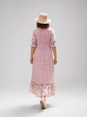 Maren | Garten-Midikleid