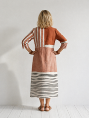 Verena | Striped Midi Dress