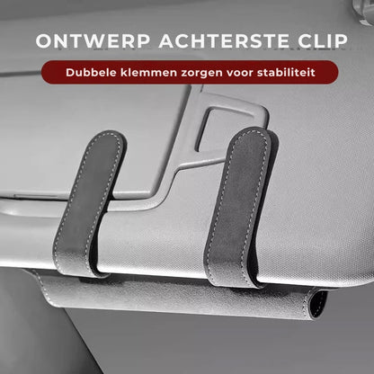 Zonneklep Suède Brilkoker