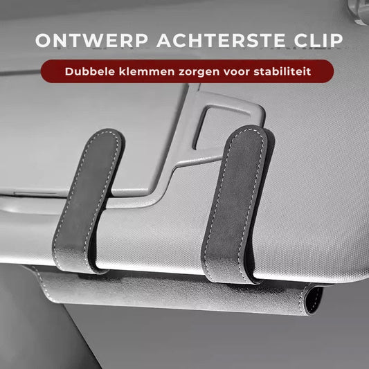 Zonneklep Suède Brilkoker