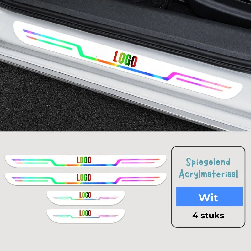 Acryl Auto Dorpellijsten (volledige set van 4 stuks)