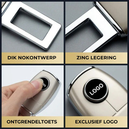Verlenggesp autogordel Zinklegering