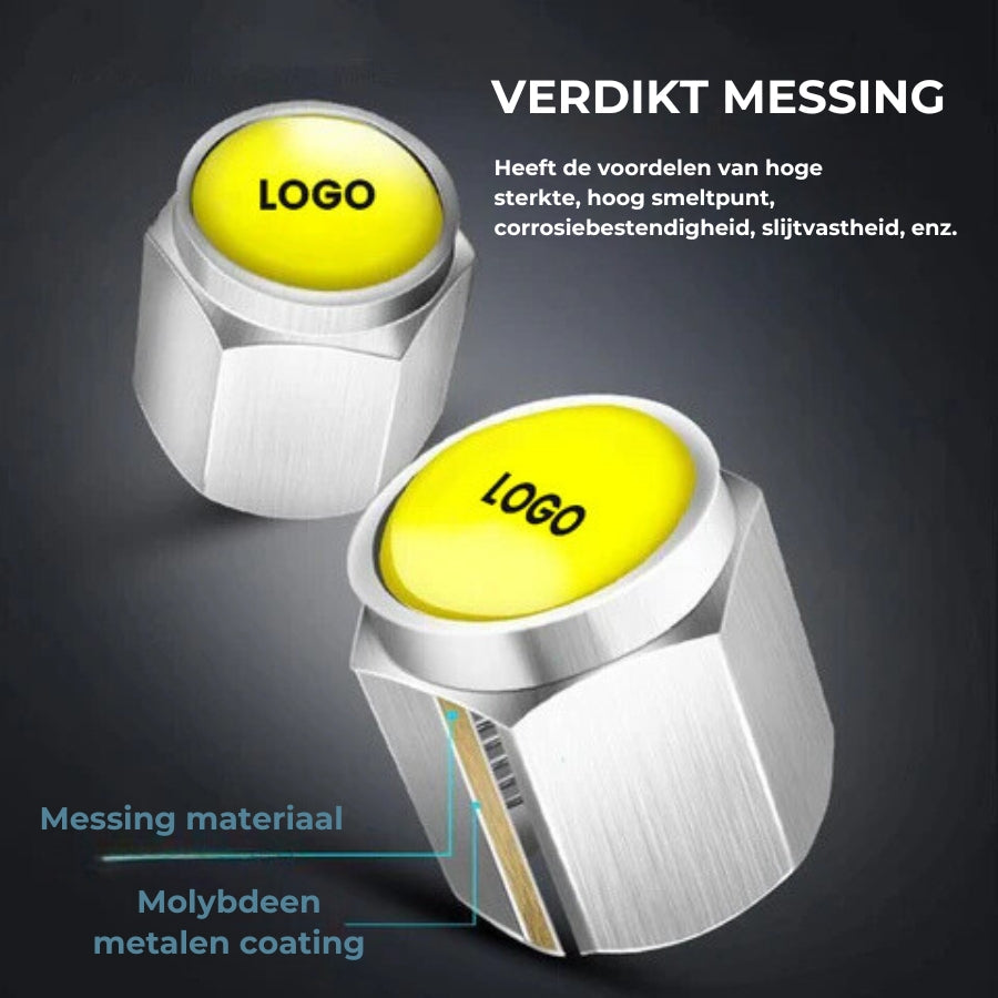 Autobanden Ventieldopjes set (4 stuks)