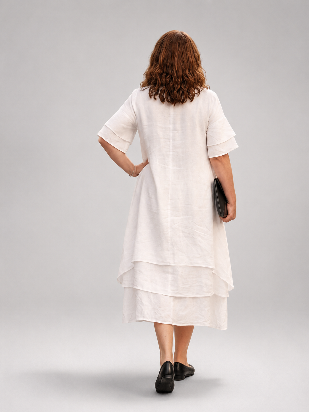 Belen | Gestuftes Midikleid