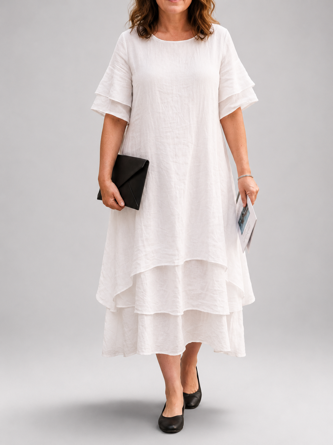 Belen | Gestuftes Midikleid