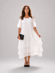 Belen | Gestuftes Midikleid