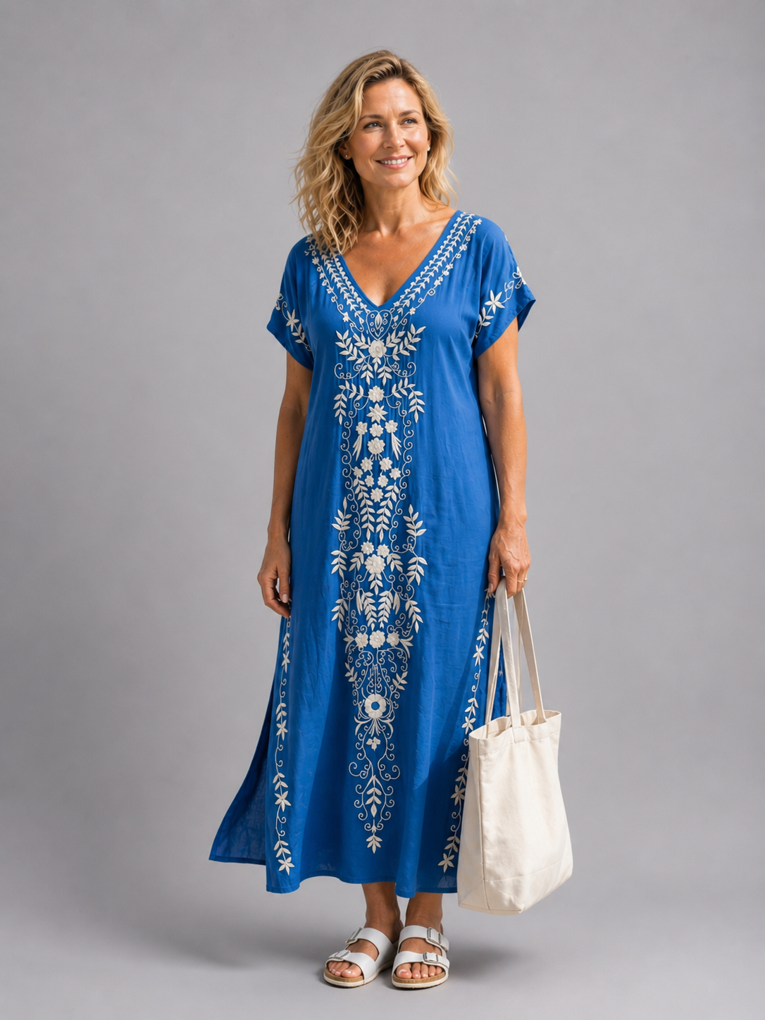 Vanessa | Fließendes Midikleid