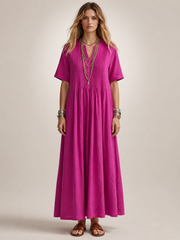 Antje | Elegantes Plisseekleid