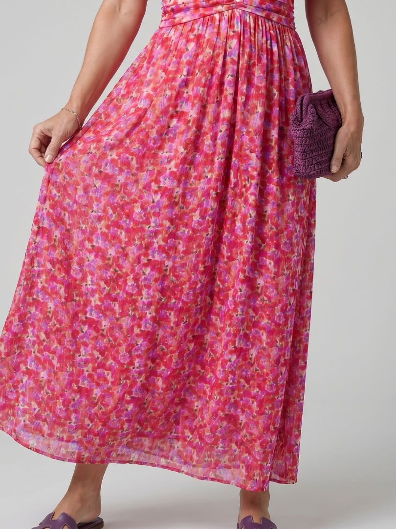 Hanna Midikleid Blümchenmuster – Ansicht 01