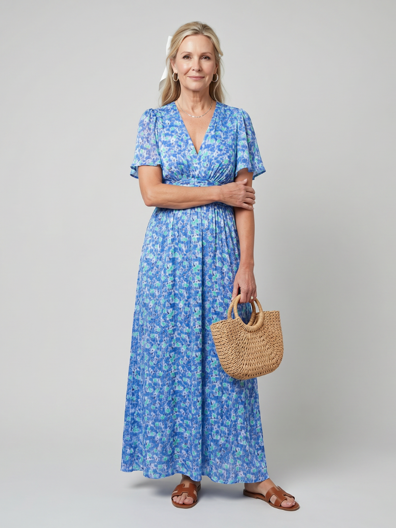 Hanna Midikleid Blümchenmuster – Ansicht 05