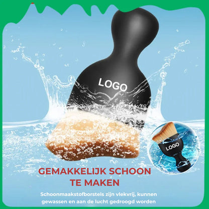 Nanovezelborstel voor autoreiniging