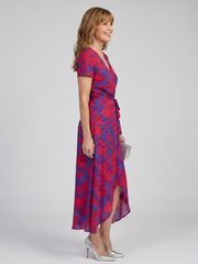 Lotte Wickelmidikleid Blumenmuster – Ansicht 01