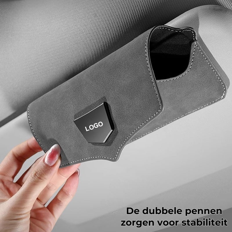 Zonneklep Suède Brilkoker