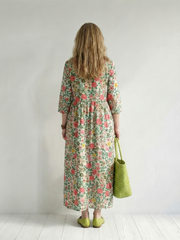 Waltraud | Midi dress with floral print