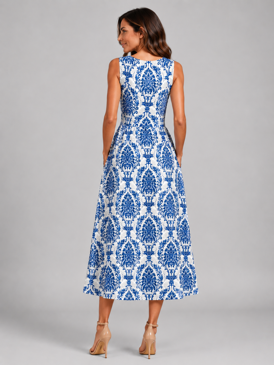Franziska | Boho-Midikleid mit Neckholder
