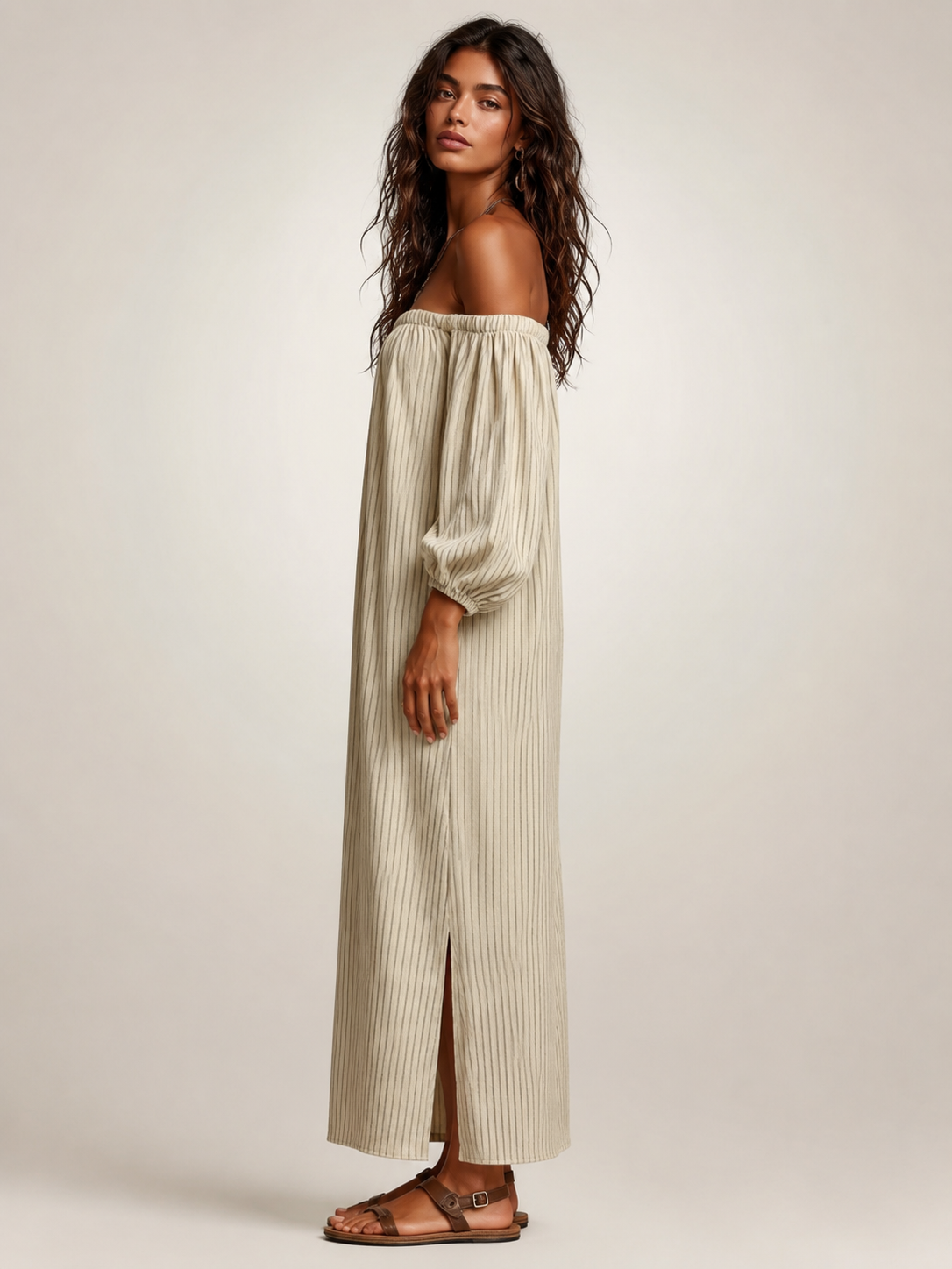 Sieglinde | Off-Shoulder-Maxikleid