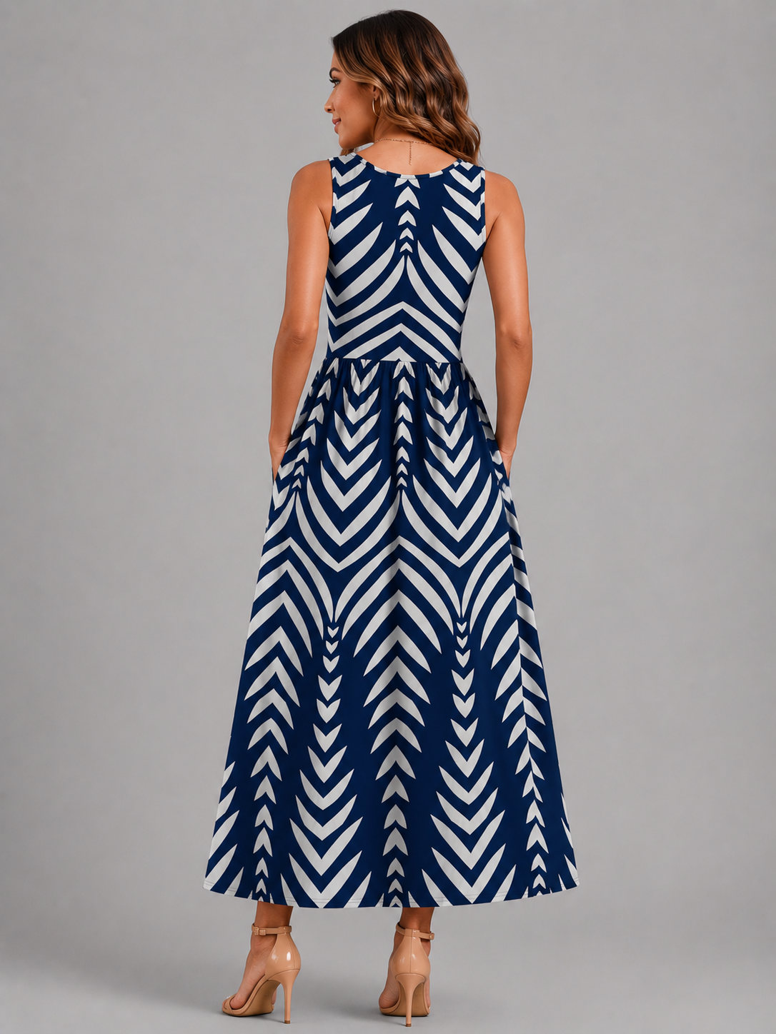 Franziska | Boho-Midikleid mit Neckholder
