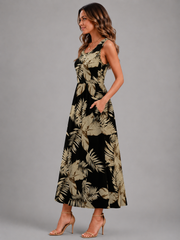 Franziska | Boho-Midikleid mit Neckholder