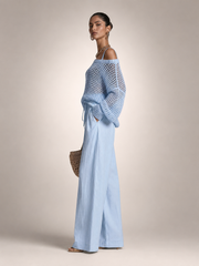 Herta | Off-Shoulder Zweiteiler-Set mit weiter Hose