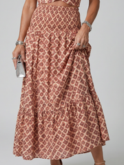 Ines Midikleid Geometrikmuster – Ansicht 01