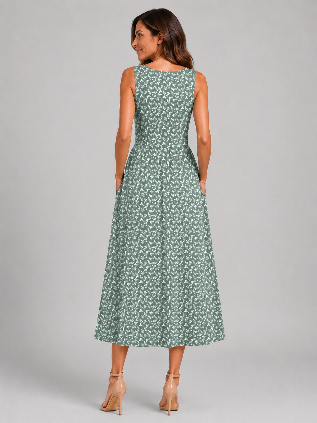 Franziska | Boho-Midikleid mit Neckholder