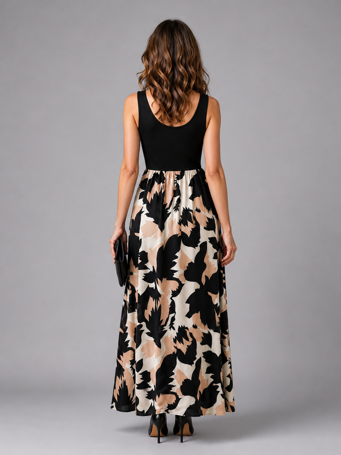 Andrea | Abendkleid mit Kontrastdetails