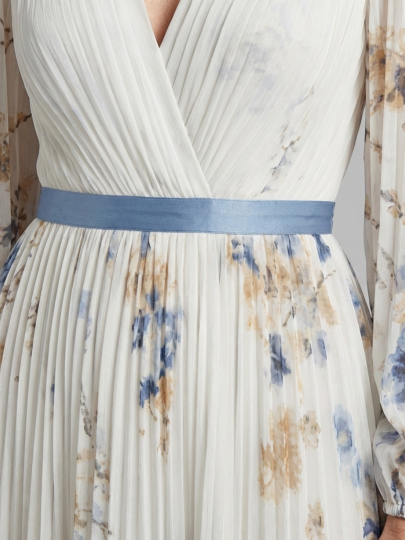 Romina | Langärmeliges Maxikleid