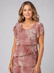 Angelika | Kleid mit Animal-Print
