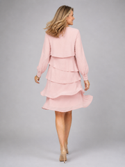 Bärbel | Gestuftes Midikleid