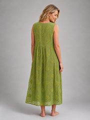 Lea | Midikleid Garden Texture