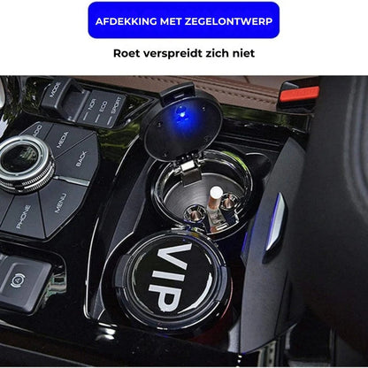 Vuurveilige LED Auto-Asbak