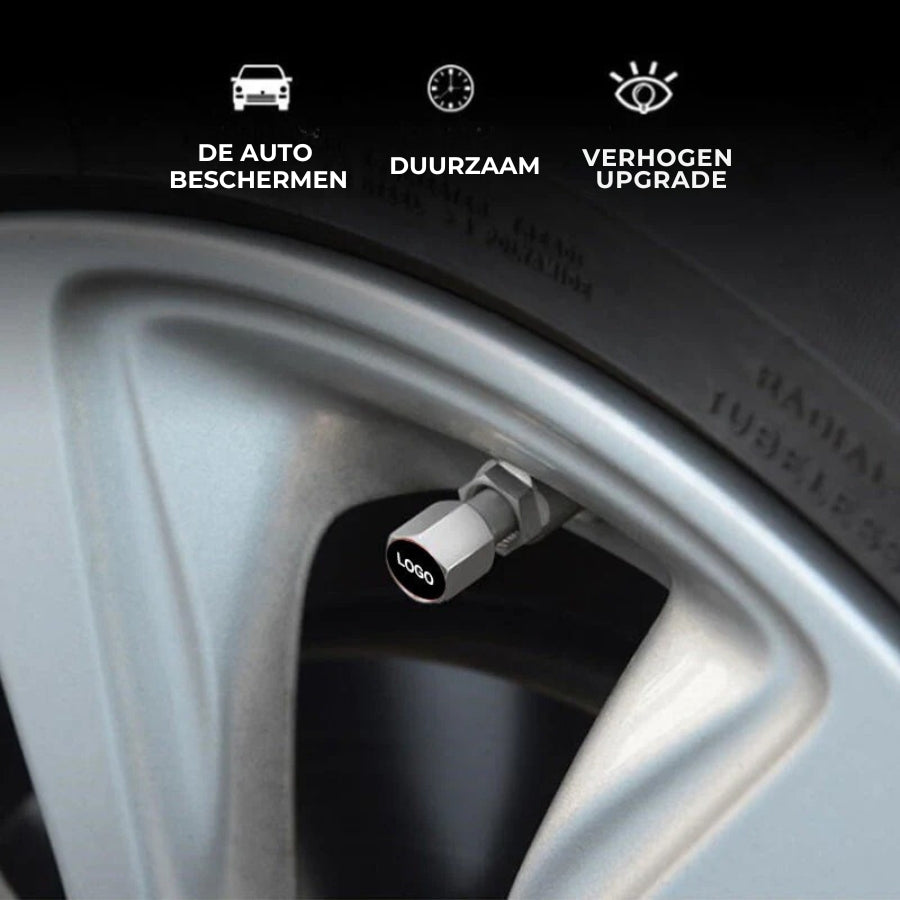 Autobanden Ventieldopjes set (4 stuks)