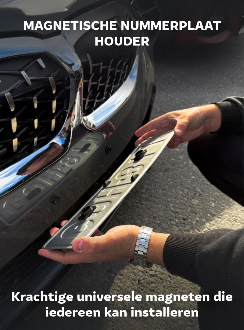Magnetische Nummerplaat Houder