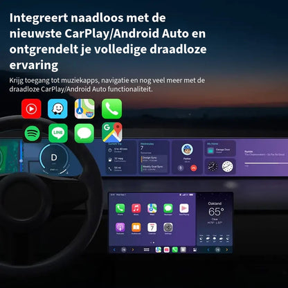 Ultra Cube draadloze CarPlay &amp; Android Auto adapter 