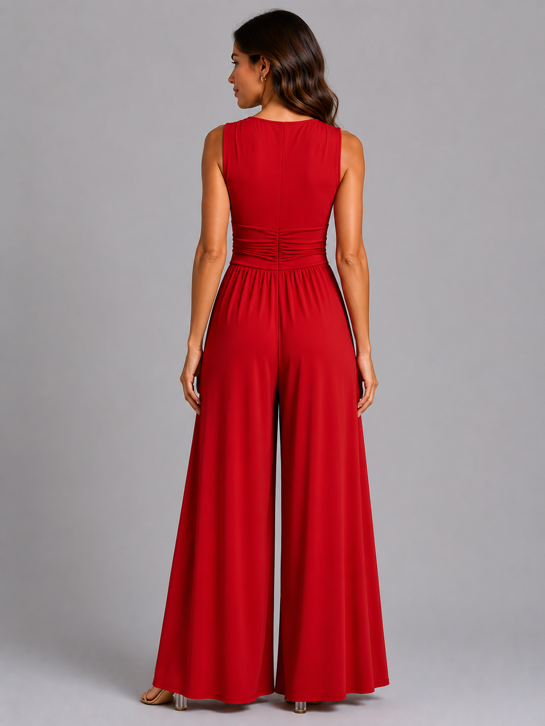 Mia | Sleeveless Wide-Leg Jumpsuit