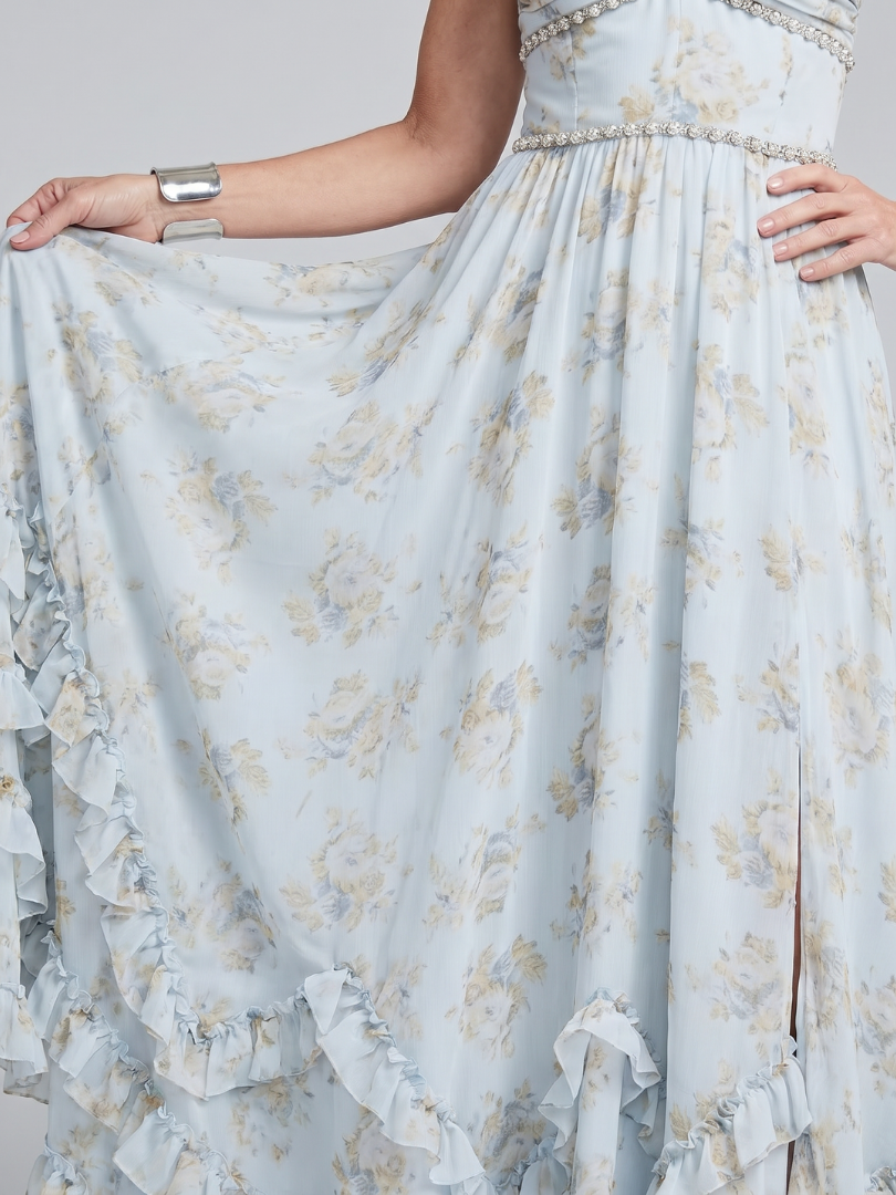 Mia Maxikleid mit Halterträgern – Ansicht 01