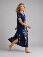 Vanessa | Fließendes Midikleid
