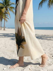 Irmgard | Weiches Herbst-Maxikleid