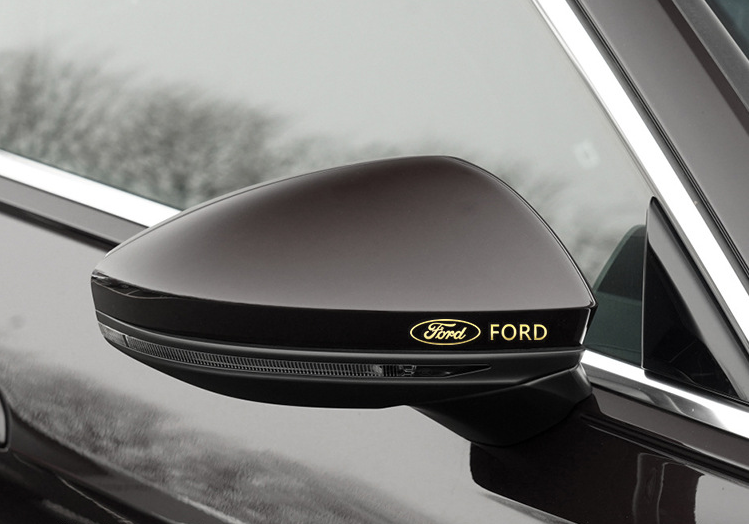 Metalen Autostickers - 4 Stuks