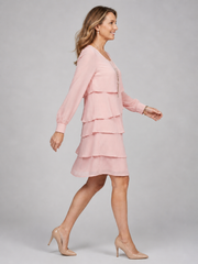 Bärbel | Gestuftes Midikleid