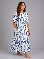 Sarah | Midikleid mit Blumenmuster