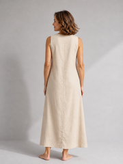 Irmgard | Weiches Herbst-Maxikleid