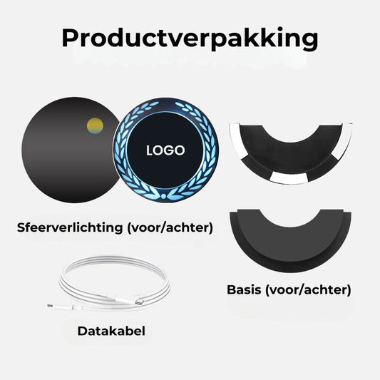 Automatische RGB Autoraam Sensorlamp