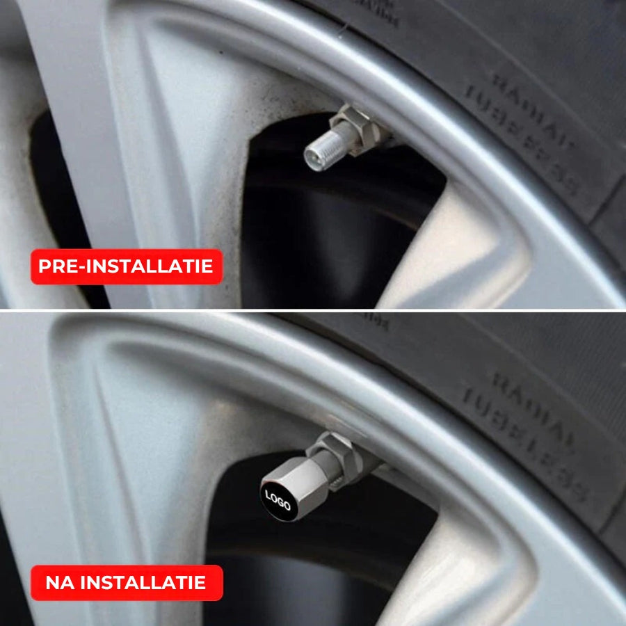 Autobanden Ventieldopjes set (4 stuks)