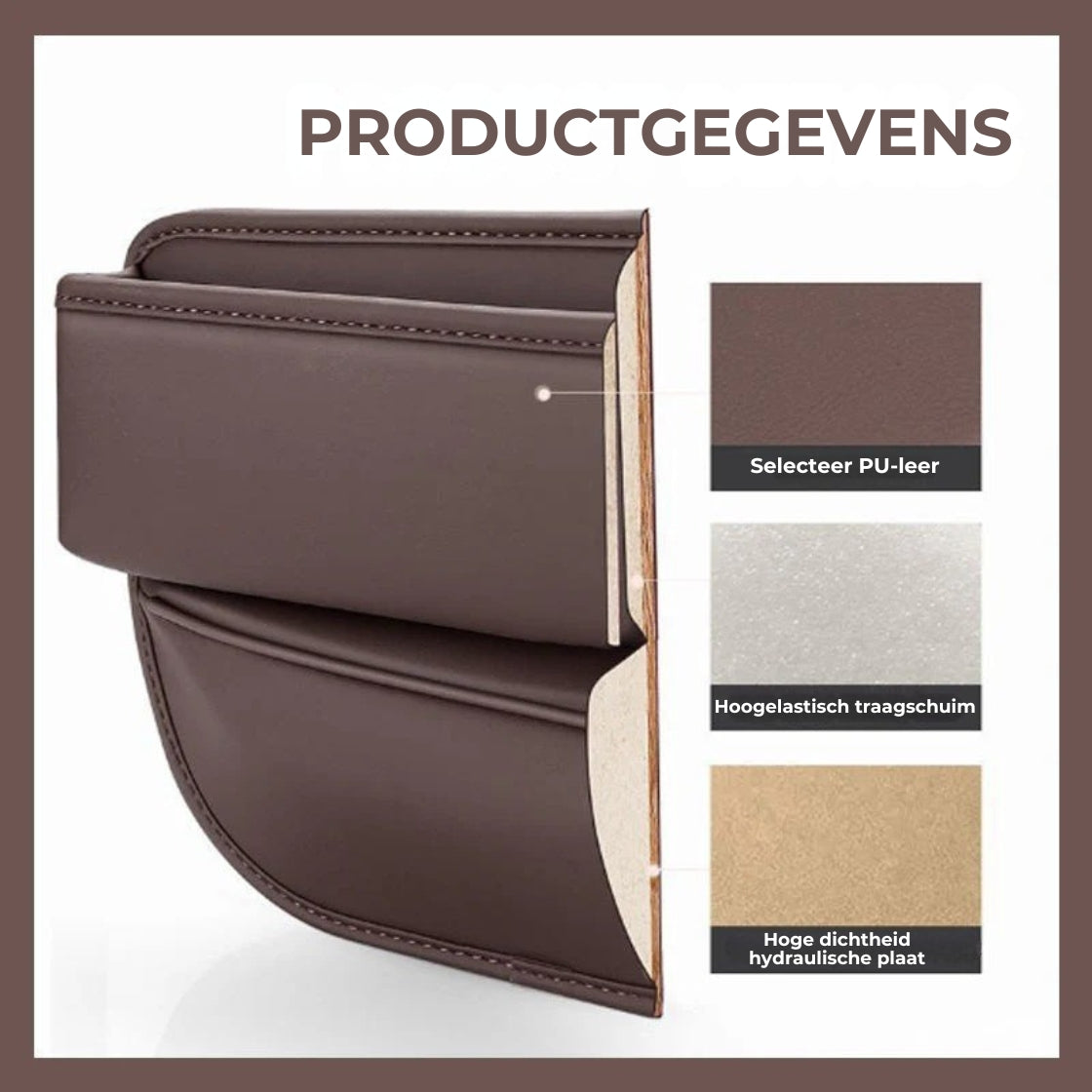 Auto Stoelspleet Opbergvak