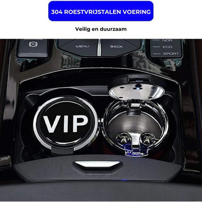 Vuurveilige LED Auto-Asbak